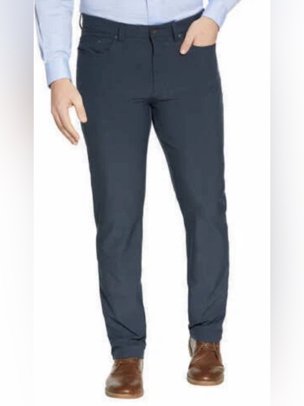 NWT Greg Norman Ultimate 5 Pocket Pants Navy Performance Stretch 36x32